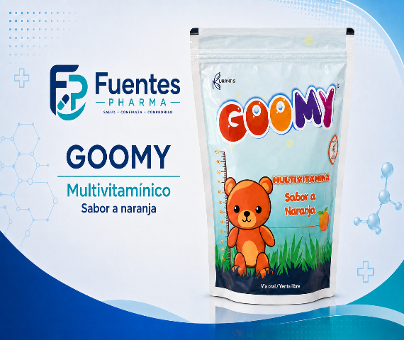 Goomy multivitaminico sabor naranja